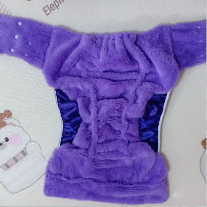 Diapering - أرنب المنك المخملية ABDL الكبار حفاضات