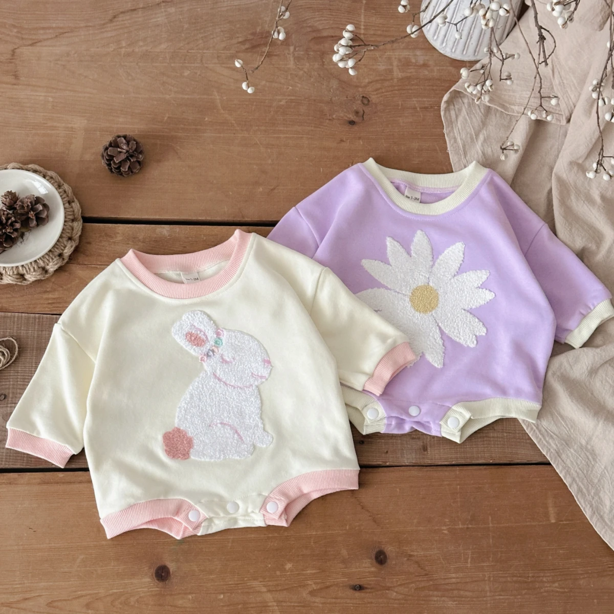 بدلة أطفال حديثي الولادة للبنا - مراجعة Newborn Baby Girl Romper Floral وسعره