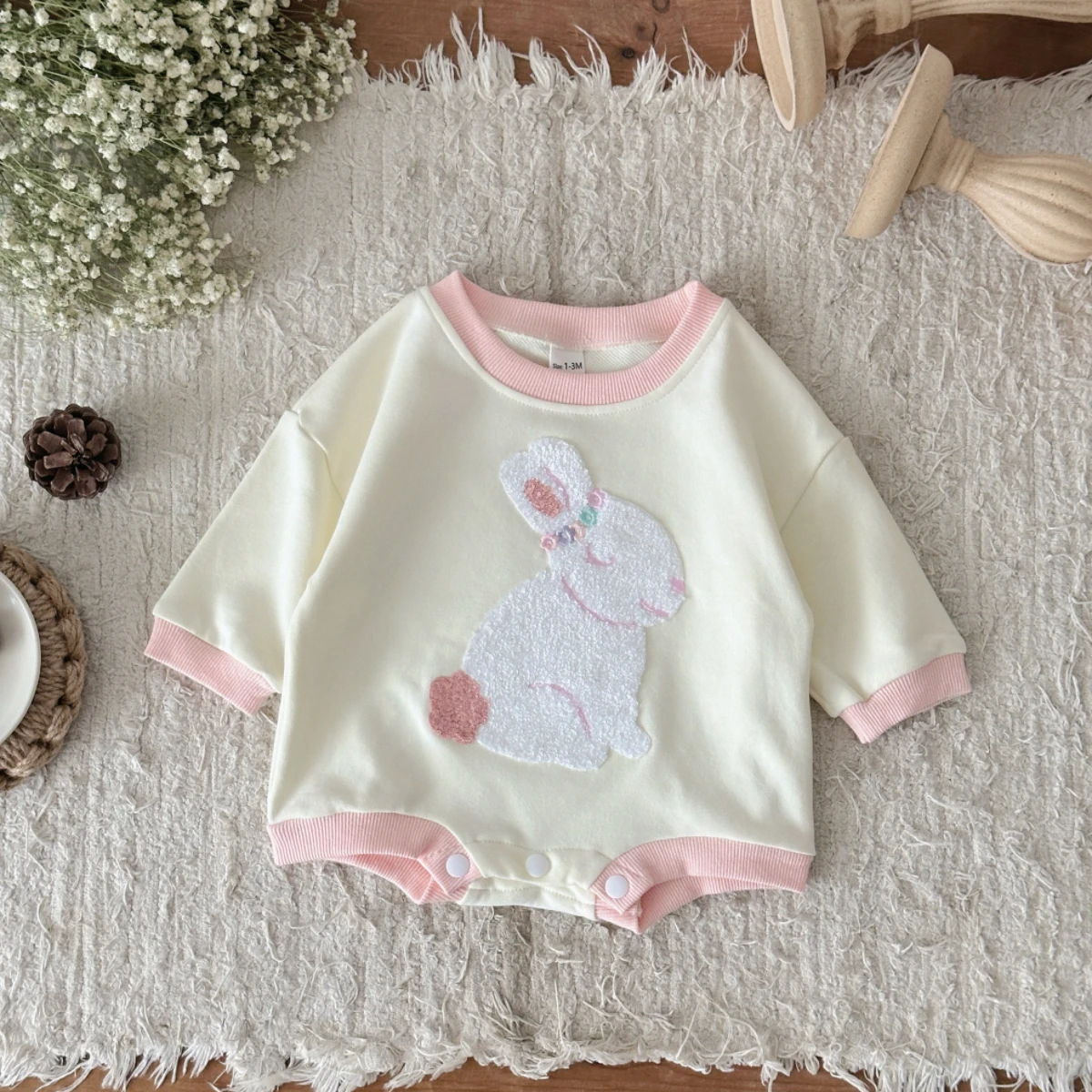 بدلة أطفال حديثي الولادة للبنا - مراجعة Newborn Baby Girl Romper Floral وسعره