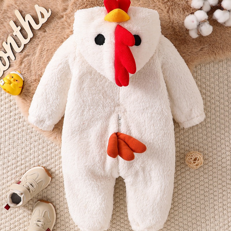 بدلة رومبر بيضاء للأطفال حديثي - مراجعة Cotton Baby Onesies Zipper وسعره
