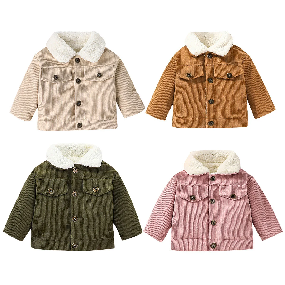 جاكيت مبطن بالفرو من قماش الكو - مراجعة Toddler Boy Winter Fleece Jacket وسعره